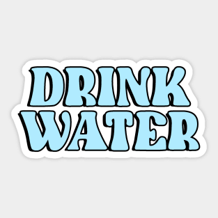 Drink Water Sticker